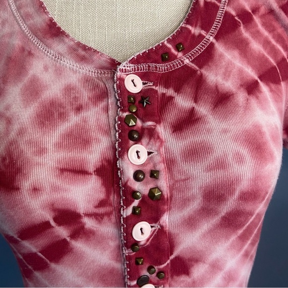 We the Free Pink Tie Dye Babydoll Mini Dress - Picture 4 of 8